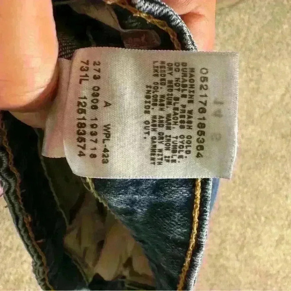 Levi Strauss 515 Bootcut Levi's Denim 14s JP013 - Picture 6 of 12